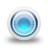 Glossy 3d blue orbs2 113 Icon